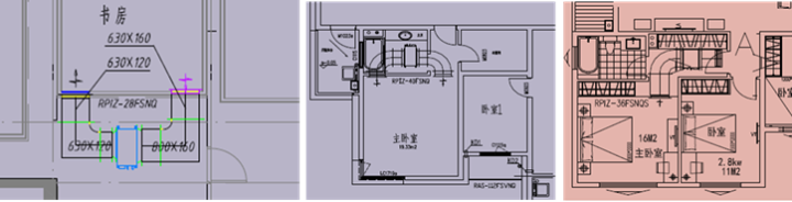 風(fēng)管機(jī)前后接風(fēng)管、設(shè)置風(fēng)管彎頭，噪音通過彎頭時(shí)折射、吸收，會(huì)有明顯的衰減